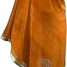 kabello Designer Velvet Stole Carry This Beautiful Stole Over Any Dress To Enhance The Look (Yellow)-picture-54