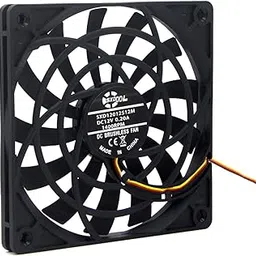 SXDOOL 120mm Slim Fan 120X12mm Thickness DC 12V with 3-Pin,for Computer Pc Case Quiet Silent Cooling-picture-37
