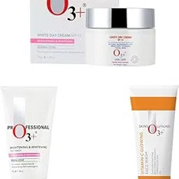O3+ SPF 15 Day Cream Sun Protection Formula for Normal to Dry & O3+ Brightening and Whitening Face Wash, 50g & O3+ Vitamin C Face Wash Glow For Daily Brightening & Gentle Cleansing 60g-picture-32