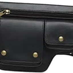 shopora Waist Pack Punk Style Hip Bag Wallet Waist Bag For Travel Fishing Hiking Black | Mens Accessories | Backpacks, Bags & Briefcases-picture-53