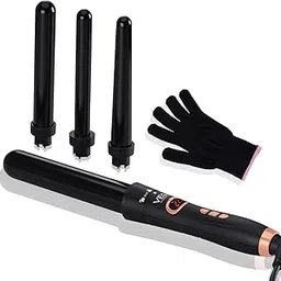 VEGA PROFESSIONAL Pro Curl Master Multi Tong Hair Curler for Women with LCD Display, Adjustbale Temperature, Ideal for Longlasting Tight & Loose Curls, (VPPCT-09)-picture-32