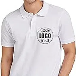 cottontee Men's Customized for Office Gym Company Logo Polo T-Shirt White Polyster t-Shirts Men and Women-picture-21