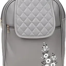 Brink Women's Grey Polyurethane Backpack - (M595)-picture-19