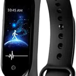 Lipzie (𝟏𝟎 𝐘𝐞𝐚𝐫𝐬 𝐖𝐚𝐫𝐫𝐚𝐧𝐭𝐲 Smart Fitness Band with Heart Rate Monitor Activity and Step Tracker Calorie and Sleep Monitor Waterproof Bluetooth Smartwatch for Men and Women-picture-41