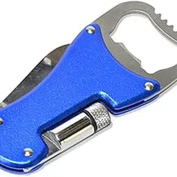 Giftipedia Portable Bottle Opener with Blade, Aluminium Alloy, Blue-picture-25