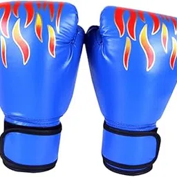 Boxing Gloves Ergonomic Comfortable Mittens for Sparring Kickboxing Training Blue and Kids-Sporting Goods-Boxing Martial Arts & MMA-Gloves - Boxing-1 Pair of Boxing Gloves-picture-20