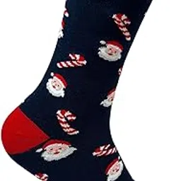 mint & oak Printed Crew Socks For Men, Soft Cotton Calf Length Socks, Colorful Sock Gift For Men, Anti-Microbial & Odour Free, Funky Socks - Set of 1-picture-15
