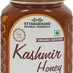 UTTARAKHAND NATURAL PRODUCTS Kashmir Honey 500gm | NMR Tested | Organic Certified | ISO Certified | Pure and Natural (1x500gm)-image-92