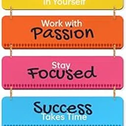 inultimate Daily Motivation MDF Wall Hanging Set, Glossy Lamination Finish Wall Art for Home, Office & Gifting-picture-32