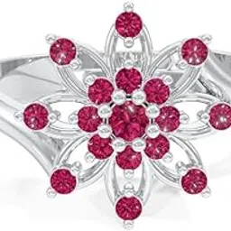 u are 925 Sterling Silver 18K Gold and Rose Gold Plated Ethereal Bloom Ring | Gift for Women and Girls | With Certificate of Authenticity and 925 Stamp-picture-23