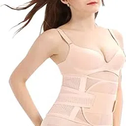 SELVA Postpartum Belly Band Post Pregnancy Abdominal Belt for Women After Birth Belly/Waist/Pelvis Wrap Postnatal Shapewear Everyday Wear Steel Boned Tummy Control Body Shaper Size-Universal-picture-21