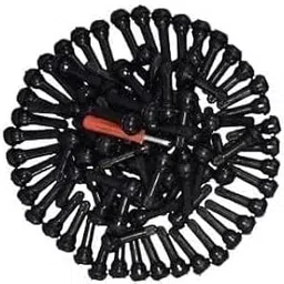 Free Core Valve 1Pcs with Rubber Tire Valve 100 Pieces Tubeless Tire valves Stem TR 414 (Rubber) valves for Car with Free Core Valve 1Pcs-image-7