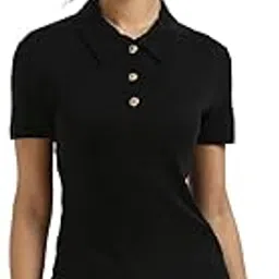 Solid Slim Fit Lyocell Polo T-Shirt-image-61