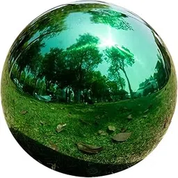 Kisangel Reflective Gazing Ball Polished Stainless Steel Decorative Sphere for Garden Patio and Outdoor Shiny Mirror Finish Garden Ornament-image-64