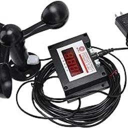 Wind Meter, Wind Speed Measuring Device, Intelligent Alarm Anemometer 3 Fan Blades High Accuracy Smart Wind Speed Meter Wind Speed Meter for Tower Crane Sailing Surfing-picture-22