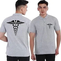 fanxplore Men's Doctor Polo T-Shirt White Polyster t-Shirts Men and Women-picture-43