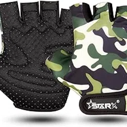 STAR X Camo Gym Gloves Army Black for Men and Women-image-12
