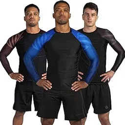 sanabul Essentials Long Sleeve Compression MMA BJJ Wrestling Cross Training Rash Guard-picture-20
