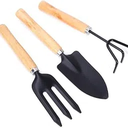 Go Garden 3 Pcs Gardening Hand Tool Kit for Home Gardening | Hand Cultivator, Trowel, Transplanter | Perfectly Sized for Home Garden | Ideal for Flower Pots and Lawns-picture-19