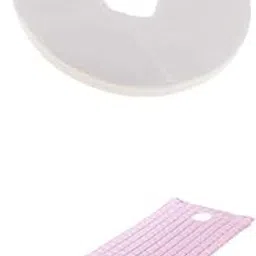 Pink Beauty Salon Massage Bed Mattress Sheet White with Face Cradle Cover-picture-16