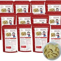 Pueritia Oats Cream and Onion Protein Chips - Authentic Advance-cooked Millet Chips, Gluten-Free, Healthy Snack - No Palm Oil, No Added Preservatives, No Additives Pack of 12-55 gm each-picture-15