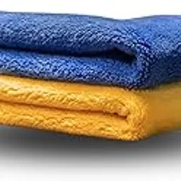 krp hits 800 GSM Soft Cloth Thick Lint-Free & Streak-Free Multipurpose Cloth/Microfiber Towels Car, Bike Cleaning Washing,Extra Thick Plush Car Accessories Cleaning Cloths (40×40cms/Pack of 2)-image-25