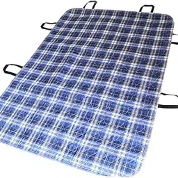 LOOM TREE® Positioning Mat With Handles Elderly Sliding Cloth For Caregiver Elderly Blue Plaid 80X90Cm | Medical Mobility & Disability | Daily Living Aids | Other Daily Living Aids-picture-22
