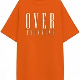 AASHMA Fashion, Women's Round Neck Poly Cotton Over Thinking Printed Oversize T-Shirt-picture-39