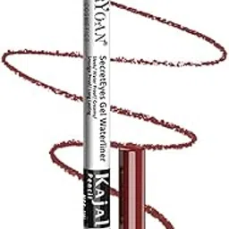 Shryoan Secret True Eyes Kajal, Matte Finish, Ultra Sleek & Creamy Kajal | Waterproof & Smudge Proof | Upto 24 Hours Long Stay (RED WINE) image 1