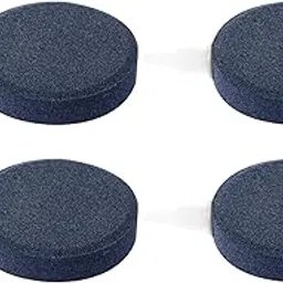 balacoo Fish Tank Bubbler Air Stone Diffuser 4pcs Bubble Disc Sand Heads for Aquariums-image-28
