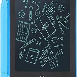 eller santé® Ruffpad Re-Writable 4.5 Inch LCD Screen Ultra Thin Mini Tablet Board, Portable Digital E-Note Pad for Drawing, Playing, Handwriting Gifts for Kids & Adults (Blue & Black)-picture-13