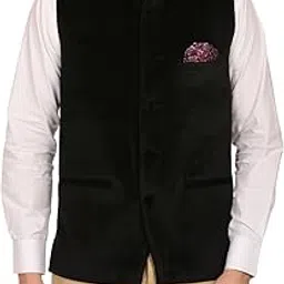 wintage Men's Poly Cotton Festive and Casual Nehru Jacket Vest Waistcoat-picture-24