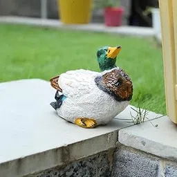 Wonderland Green Duck 1 Home & Garden Statue, Decor, Decoration, Balcony, Gift, Gifting-picture-13