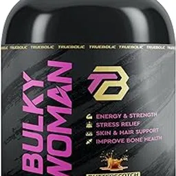 TRUEBOLIC Bulky Woman Premium Mass Gainer Protein Powder, 3kg Butterscotch, With Whey Protein for Energy, Strength and Muscle Building, 90 Servings-picture-19