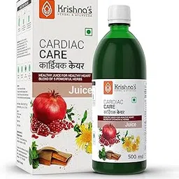 Krishna's Cardiac Care Juice - 500 ml | Ayurvedic Heart care expert | Healthy Heart Cardiac Wellness | Enriched with Arjuna Chaal, Kutki, Amla, Anardana & Pushkar Mool-picture-23
