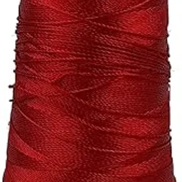 Aakriti Viscose Rayon Art Silk Yarn - Embroidery Crochet Knitting Lace Trim & Jewellery Bag Making Thread (1 Pcs, Dark Red, 100 Gram)-picture-52
