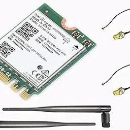 Wireless AX200 NIC, Gigabit Dual-Band Wi-Fi 6, 802.11AX Standard, Bluetooth 5.2, AX200NGW WiFi Card, NGFF (M.2 A/E Key) Interface, MU-MIMO, Support Linux, Windows 10/8.1/8/7, etc.-picture-29