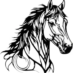 TRENDIVIBE 2X Horse Head Metal Art Artistic Gifts Wall Hanging for Bedroom Outdoor Barn 30cmx28.3cm-picture-32