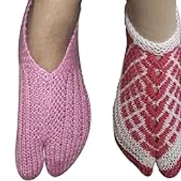 nat Girls Ankle Length Wool Socks (Pack of 1) (WSocks-10 Multi-1)-picture-55