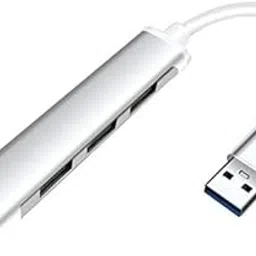 BKC USB Multi - Interface Adapter 4 in 1 Multi-Port Hub Adapter Compatible with All USB Port Aluminium, 4 USB 3.0 Port, with Power Delivery Charge 3.0, for McBook Pro-picture-44