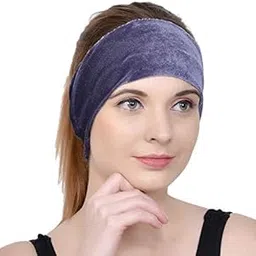 bismaadh Soft Velvet Fabric headband - Ideal for Running, Yoga, Aerobics, Gyming, Dance, Excersice for Women & Girls-picture-10
