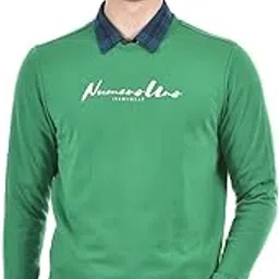 numero uno Men's Varsity Red Statement Sweatshirt image 1
