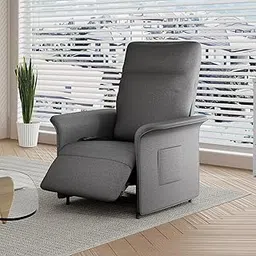KosmoCare Power Recliner Chair | Sleek Motorized 1-Seater Recliner for Home | Premium Vietnam Design | Dark Grey | Ergonomic Recliner | 155° Recline with Wired Remote | Supports Up to 136 KG-picture-29
