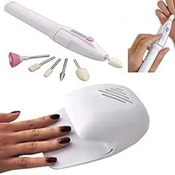 Nail Polish Dryer Machine and 5 In 1 Nail Manicure Trimming Kit Salon Decorator Shaper Manicure Kit-picture-41