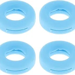 JAZZY PEARLS 2 Pairs Anti Slip Silicone Ear Hooks Holder for Glasses Light Blue-image-48