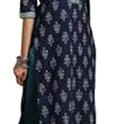libas Womens Printed Cotton Straight Kurta With Palazzos and Dupatta-picture-26