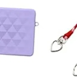 THE STYLE SUTRA Silicone Phone Holder Keep Your Phone Handy Portable Bag Inner Bag Purple-picture-29