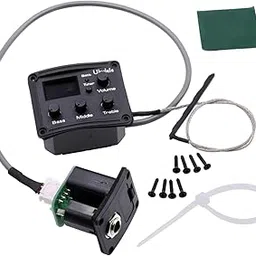 Enakshi (LABEL) EQ Equalizer Tuner System Ukulele for 3 Band Musical Instrument Replacements|Acoustic-Electric Guitar|Electric Guitar|Guitar Accessories-image-2