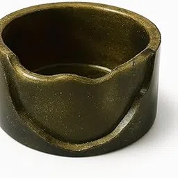 Premium Ceramic Ashtray for Home & Office – Heavy-Duty Smokeless Ash Holder with Windproof Design | Elegant Round Shape for Indoor & Outdoor Use (Dark Olive Green)-picture-14
