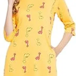 Cotton Women Midi Night Gown-image-90